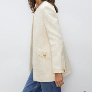 Aritzia Babaton “Times” tweed blazer